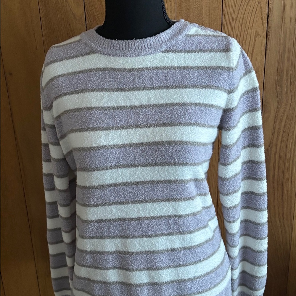 Barefoot Dreams CozyChic Lite Striped Pullover Sweater